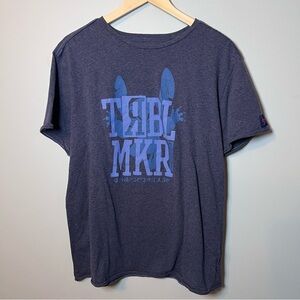 Disney Parks Lilo & Stitch “TRBL MKR” Trouble Maker T-Shirt Adult sz Large Blue